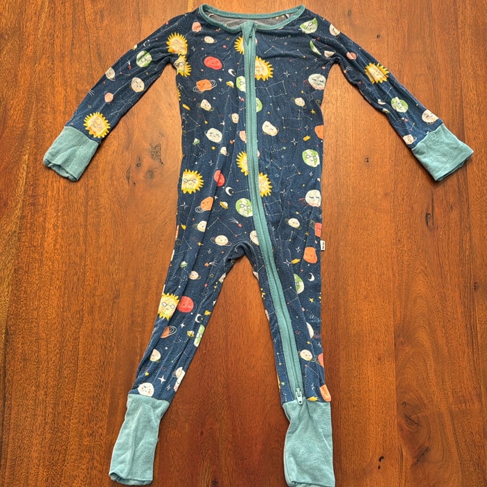 Little Sleepies footies, 3 for $30, size 6-12 months